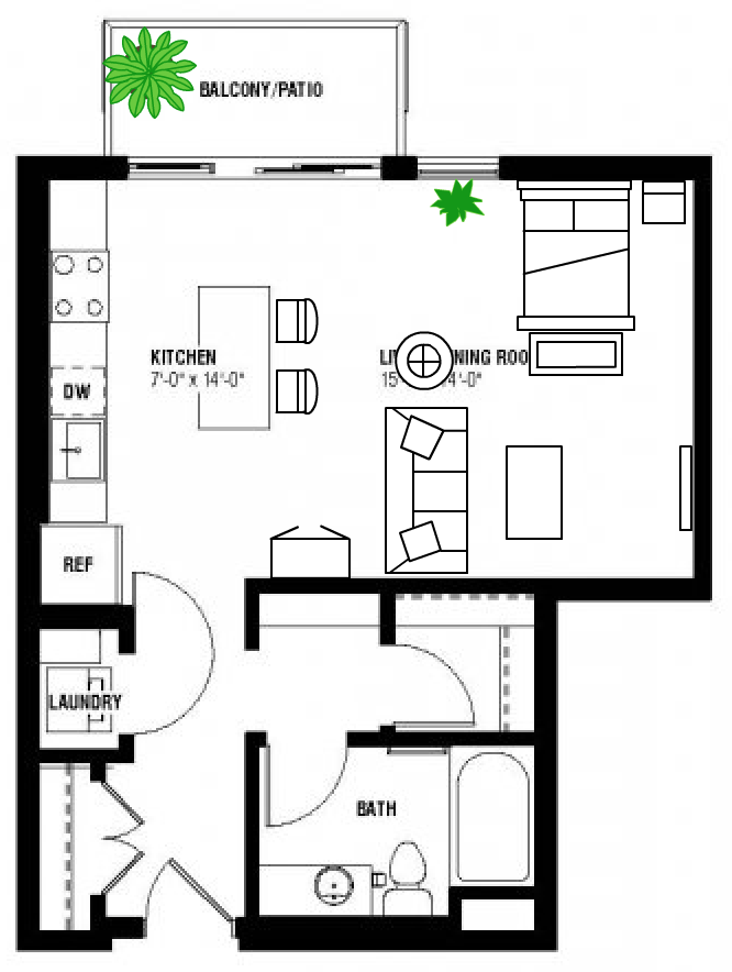 Studio Apartment Layout | 7 Ideas for Function – Bigos Explorer