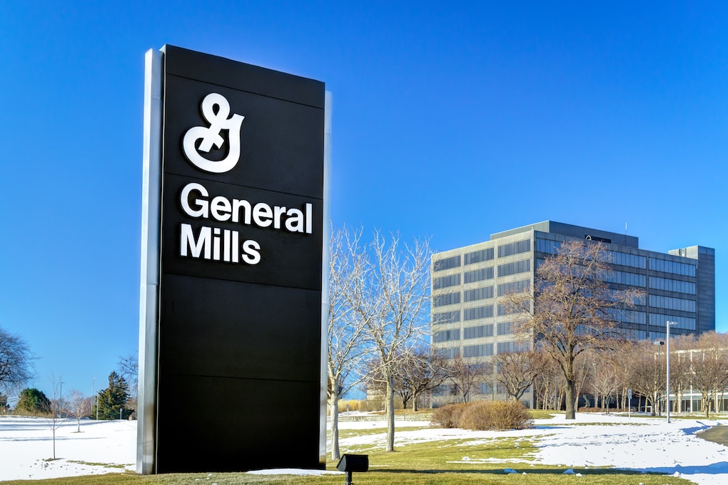 General Mills Corporate Headquarters and Sign in Minneapolis history